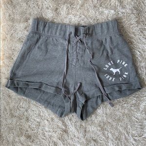 VS Pink grey shorts